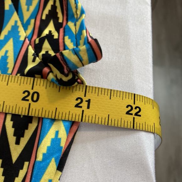 Jessica Taylor Women's Dashiki African‎ Print Caftan Dress Size XL Boho Artsy - Picture 4 of 10